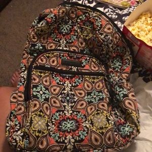 Back pack, used everyday. Can be washed and dried.